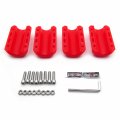 Engine Protection Guard Bumper Dec Block For Kawasaki Versys X 300 Abs Fits 22mm 25mm 28mm Diameters Red Plastic Bumper Guards
