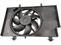 Radiator Fan Assembly Compatible With 2011-2017 Ford Fiesta 1 6l 4-cylinder Naturally Aspirated With Air Conditioning