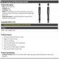 Rear Air Spring To Coil Conversion Kit 2 Piece Compatible With 2006-2011 Cadillac Dts