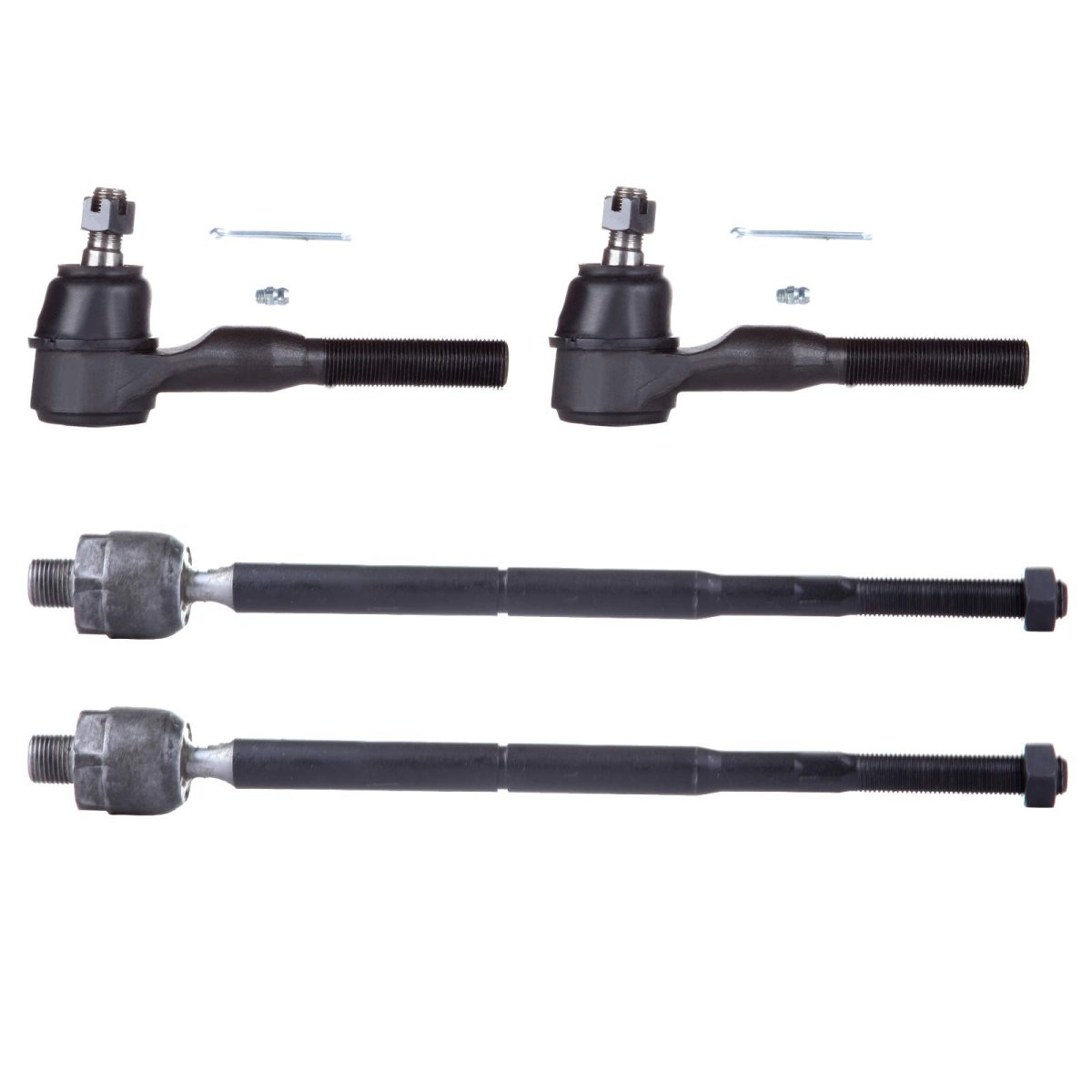 4pc Front Inner And Outer Tie Rod End Es3571 Ev80702 For Dodge Challenger 2008 To 2010 Charger 2006 Chrysler 300 Magnum