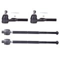 4pc Front Inner And Outer Tie Rod End Es3571 Ev80702 For Dodge Challenger 2008 To 2010 Charger 2006 Chrysler 300 Magnum 