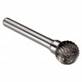 Uxcell Double Cut Tungsten Carbide Rotary File 9 16-inch Head 6mm Shank Ball Shaped