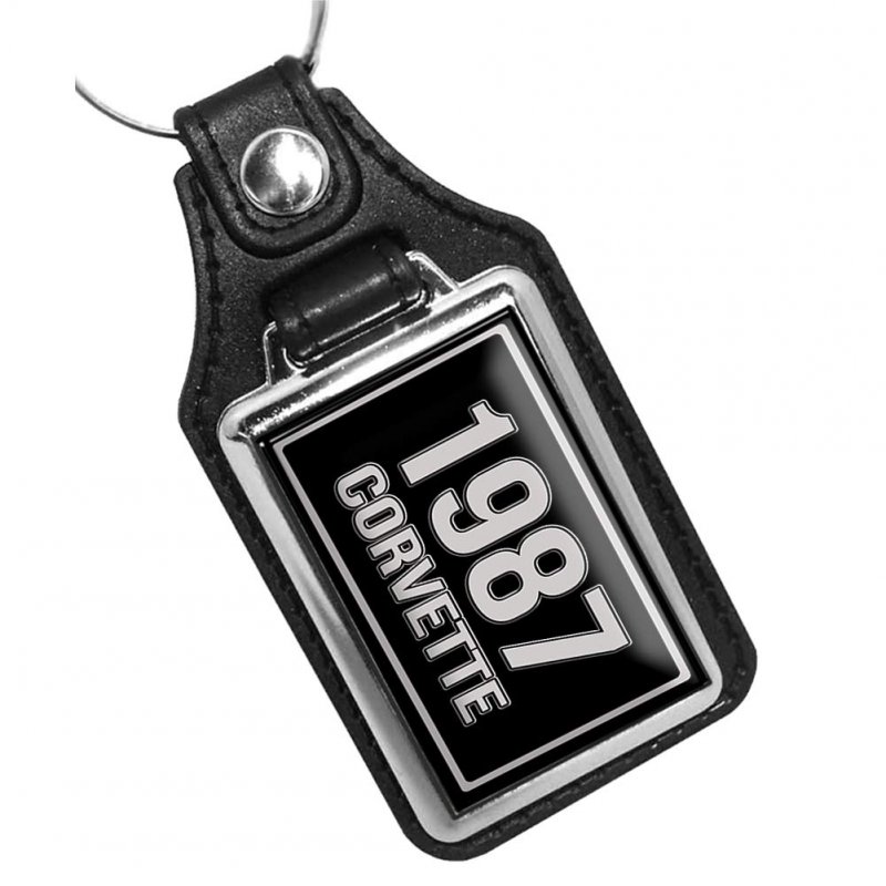 Brotherhood For Corvette Year 1987 Reproduction Car Company Garage Keychain Holder Key Ring Men Heavy Duty Keyring And Women I