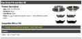 Rear Semi Metallic Brake Pad And Rotor Kit 6 Lug Compatible With 2004-2011 Ford F150