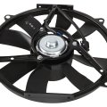 Mb3115103 Factory Style Radiator Cooling Fan Assembly For Mercedes-benz C Clk-class 1994-2003 12v Black