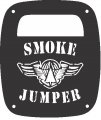 Jeeptails Smoke Jumper Tail Lamp Light Covers For Jeep Wrangler Yj And Tj Black Set Of 2