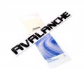 Yoaoo 2x Oem Chrome Avalanche Nameplate Emblems Letter Badge For Gm 07-16 Glossy Shiny