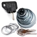Starter Ignition Switch With Umbrella Key Protection For John Deere Pro Ztrak Z920r Z930r Z950r Z960r Z970r Includes 3 Keys 