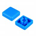 20pcs Tactile Push Button Switch Caps 12x12mm For 12x12x7 3mm Micro Blue 
