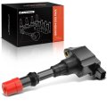 A-premium Engine Ignition Coil Pack Compatible With Honda Civic Hybrid 2003 2004 2005 L4 1 3l Replace 30520-pwa-003 Uf373 Front