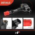 A-premium Engine Ignition Coil Pack Compatible With Honda Civic Hybrid 2003 2004 2005 L4 1 3l Replace 30520-pwa-003 Uf373 Front