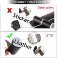 Xiter 4pcs Carbon Fiber Leather Car Door Sill Scuff Plate Guard Sills Entry Protector Trim Autoparts Accessories For Honda