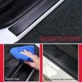 Xiter 4pcs Carbon Fiber Leather Car Door Sill Scuff Plate Guard Sills Entry Protector Trim Autoparts Accessories For Honda
