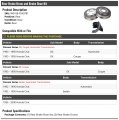 Marketplace Auto Parts Rear Brake Drum And Shoe Kit 3 Piece Compatible With 1992-2000 Honda Civic