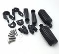 Smt Motorcycle Black Adjustable Highway Peg Mounting Kit Airflow Footrest For Yamaha V-star Roadstar Suzuki Boulevard Equipped