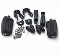 Smt Motorcycle Black Adjustable Highway Peg Mounting Kit Airflow Footrest For Yamaha V-star Roadstar Suzuki Boulevard Equipped