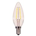 Satco S29920 2 5 Watt B11 Led Clear Candelabra Base 2700k 200 Lumens 120 Volt For Home Kitchen Garage Office Restaurants