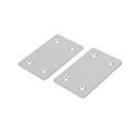 A16063000ux0277 60mm X 38mm 1mm Stainless Steel Corner Brace Flat Mending Repair Plate Pack Of 8 