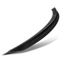 Auto Dynasty Oe-style Rear Car Trunk Lid Spoiler Wing Compatible With Chrysler 300 2011-2022 Glossy Black Carbon Fiber