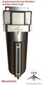 1 2 Compressed Air Line Moisture Water Filter Trap Compressor F704
