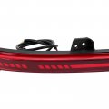 Hecasa Rear Led Bumper Tail Lights Compatible With 2018-2023 Honda Accord Reflector Lamps Left Right Pair Red Lens