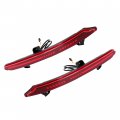 Hecasa Rear Led Bumper Tail Lights Compatible With 2018-2023 Honda Accord Reflector Lamps Left Right Pair Red Lens