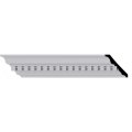Ekena Millwork Mld02xx03de-case Dentil Crown Moulding 4 H X 2 P 3 7 8 F 94 1 2 L Factory Primed 2 Count 