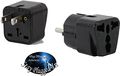 Us To Vietnam South Korea Travel Adapter Plug Universal Asia Type E Cf And A Ac Power Plugs Pack Of 2 Black 