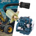 Hoypeyfiy Fuel Shut Off Solenoid Valve 12v Engine Stop Rplacement For Kubota B1700d B1700e Bx22d F2260 Mower Machine Diesel