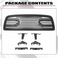 Hecasa Gloss Black Grille W Replacement Shell Packaged Compatible With 2009-2012 Ram 1500 Models