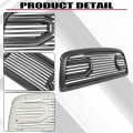 Hecasa Gloss Black Grille W Replacement Shell Packaged Compatible With 2009-2012 Ram 1500 Models