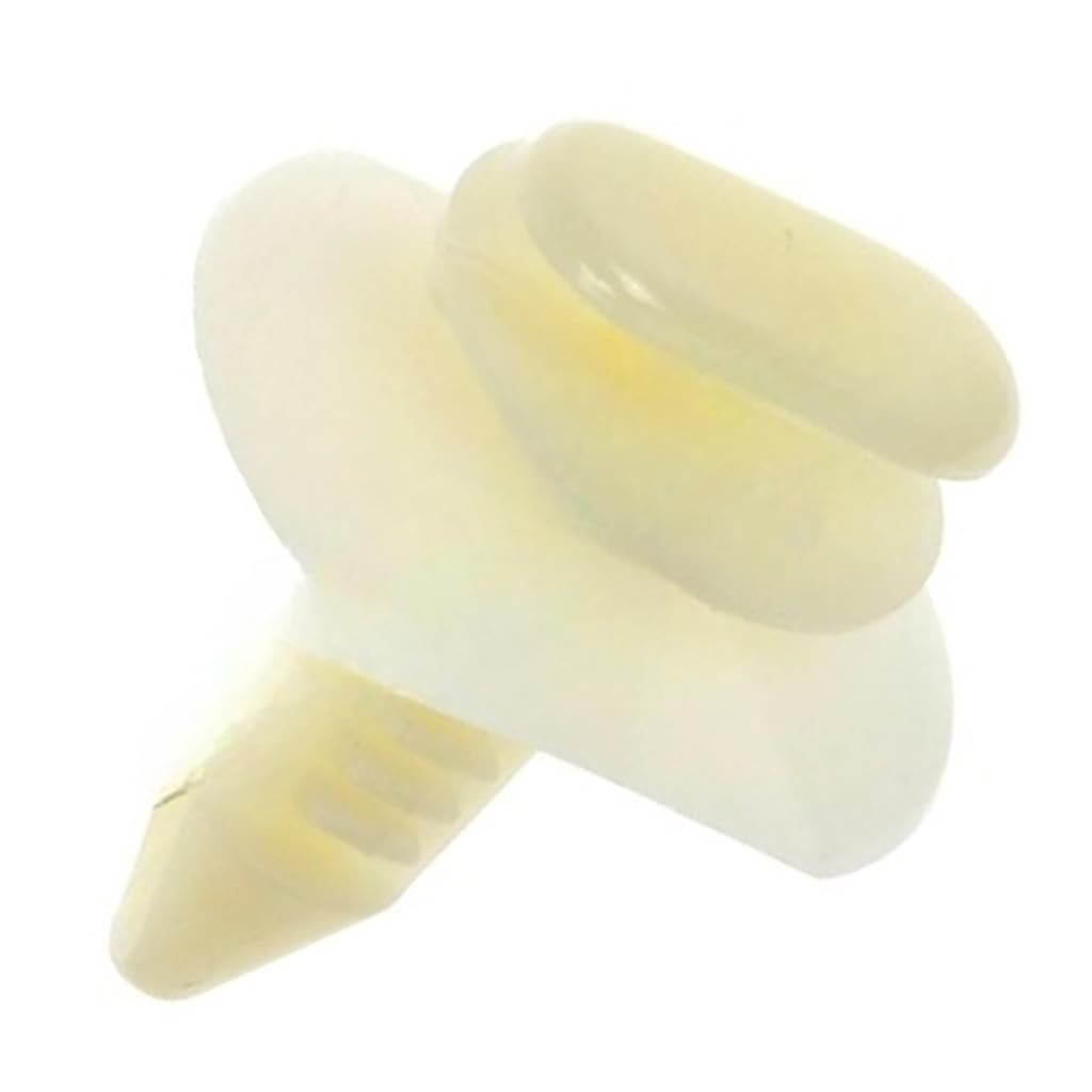 Panel Trim Retainer For Cadillac Seville 1992 To 24 White Nylon Fastener 0 89 In Head Diameter 0 25 Hole Size 10073833 10161510
