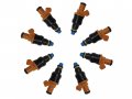 0280150943 0280150939 0280150556 0280150718 Set 8 Fuel Injectors For 1996-2000 Chevrolet C2500 C3500 K2500 K3500 7 4l 454