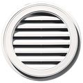 Builders Edge 120032222117 22 Round Vent 117 Bright White 