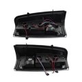 Tail Light Assemblies For Silverado 1500 2500 2003-2006 Red And Clear Lens Rear Brake Lamps Driver Passenger Side Pair