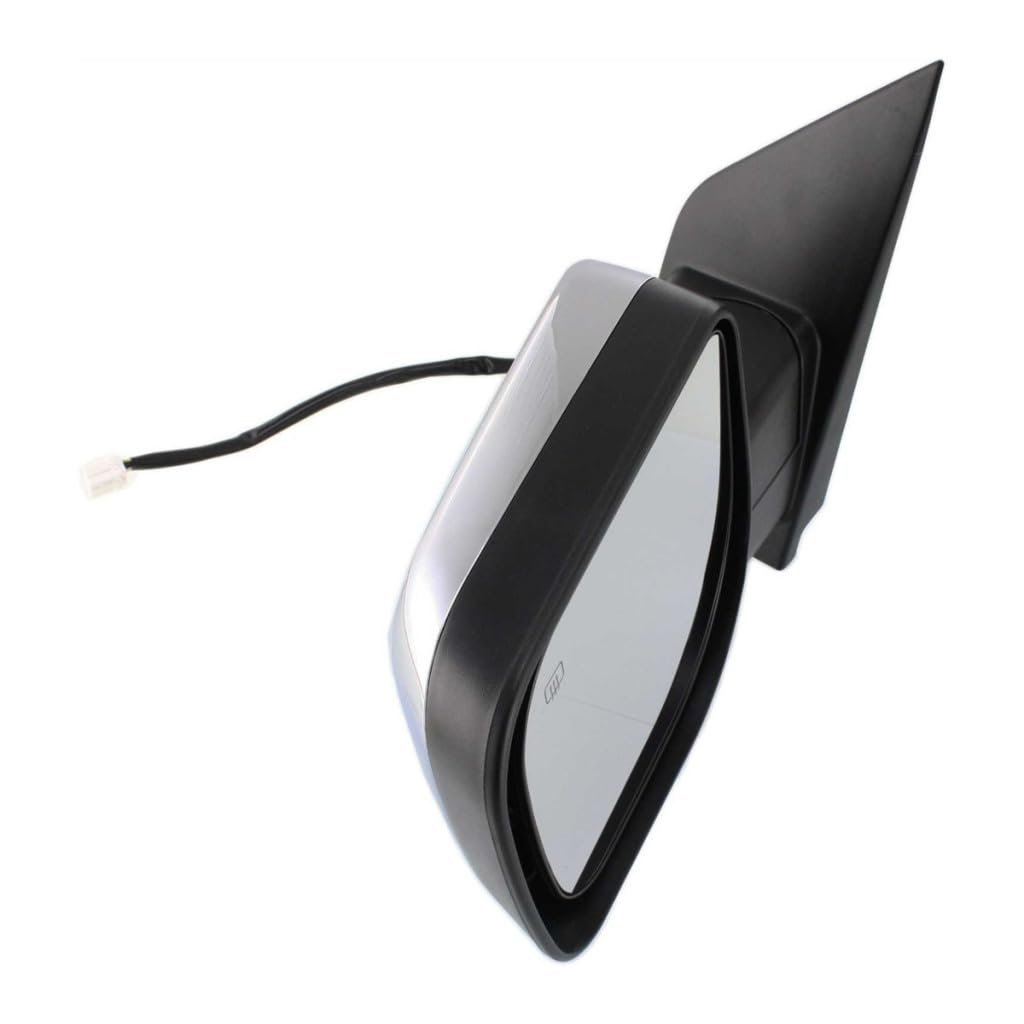 Driver Side Door Mirror For 2005 Nissan Armada Black Standard Replacement Ni1320173 And 96302zc60a