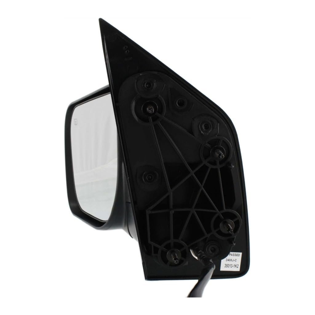 Driver Side Door Mirror For 2005 Nissan Armada Black Standard Replacement Ni1320173 And 96302zc60a