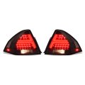 Hecasa Led Tail Lights For 2006-2013 Chevy Chevrolet Impala 4-door 2014-2016 Limited Rear Lamp Clear Lens Black Housing Driver