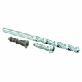 Prime-line Mp10741 Masonry Drill Bit With Anchors And Screws 1 4 In Plastic Single Pack 