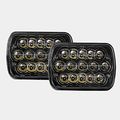 2 Pc V-spec 7x6 Premium Led Headlight Conversions Black H6014 H6052 H6054 5x7
