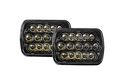 2 Pc V-spec 7x6 Premium Led Headlight Conversions Black H6014 H6052 H6054 5x7