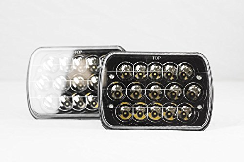 Black H6014/H6052/H6054 5x7 2 pc V-Spec 7x6 Premium LED Headlight Conversions 