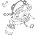 Britpart Engine Oil Pump Timing Belt Gasket Compatible With Land Rover Range Classic P38 Part Err7280