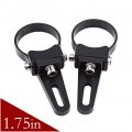 Qiilu Mounting Brackets For Led Light Bar 2pcs Car Truck Off-road Atv Mounts Bracket Mini Clamp Kits Tube Roof Roll Cage Holder