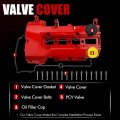 Upgrade Aluminum Valve Cover For Chevrolet Cruze Sonic Trax Volt Buick Encore Cadillac Elr 2011-2019 1 4l Turbocharged Engine