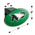 University Of North Dakota Fighting Hawks Logo Oval Tow Trailer Hitch Cover Plug Insert