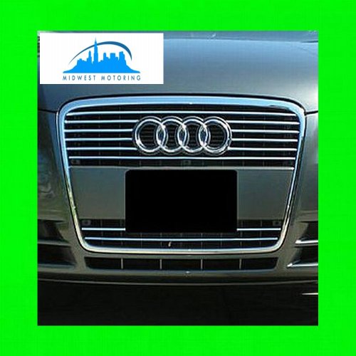 2005-2008 Audi A6 Chrome Trim For Grill Grille 2006 2007 05 06 07 08 S-line S Line