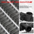 Auto Dynasty 23 5 Inches Core Dpi 13283 Factory Style 1-row Cooling Radiator Compatible With Suzuki Esteem At Mt 99-02 Aluminum