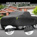 Waterproof Truck Car Cover For Length Up To 200 Inch Trucks All Weather Protection Anti-uv Windproof With Left Side Zipper And