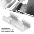 Track Chute Intersection Kit For Woodworking Double Cut Jig Universal T Tracks With Predrilled Mounting Holes 80mm Length